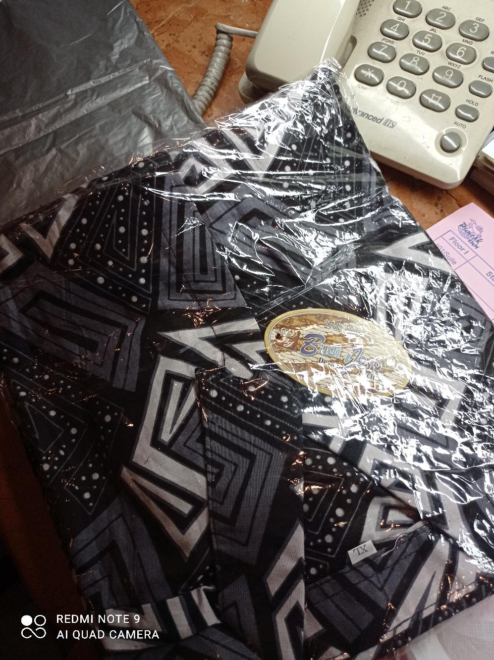 Batik Original M, L, Xl, Xxl Hem Kemeja Batik Pria Lengan Pendek Best Seller Jumbo