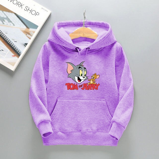 Hoodie anak Unisex Tom and Jerry Hoodie anak lucu terbaru