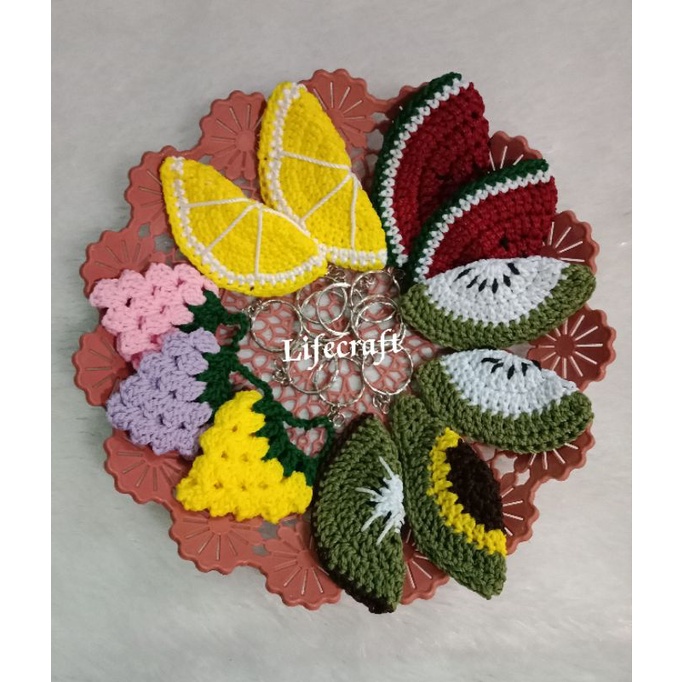 

(lusin)gantungan kunci/amplop angpao lebaran/sovenir murah seri buah/