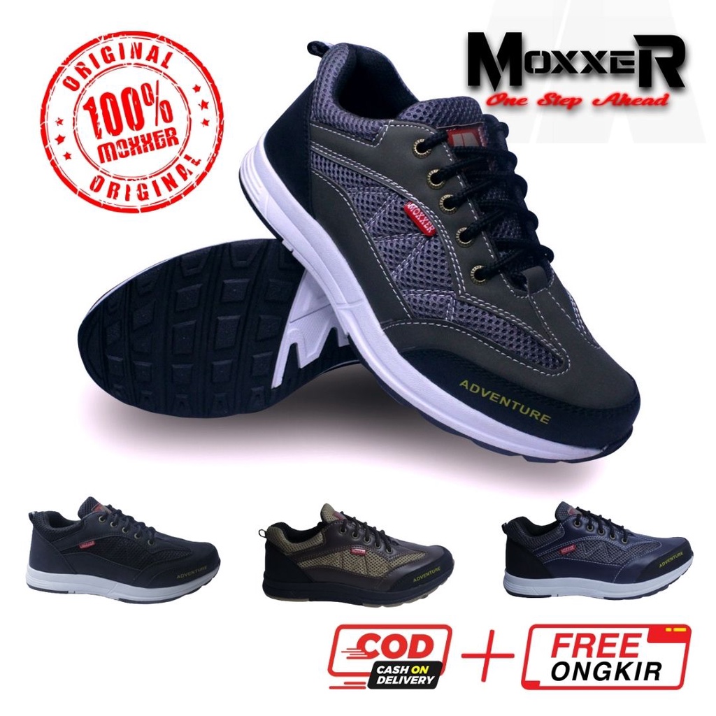 Sepatu Sneakers Pria Keren Kekinian Sport Original Sepatu Joging Hiking Casual Sporty Cowok Terbaru
