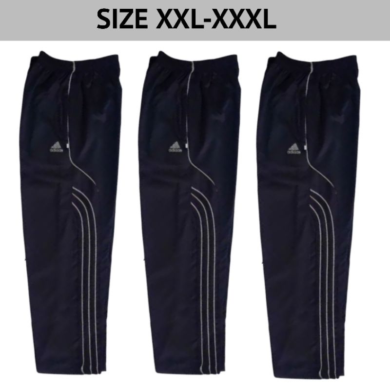 CELANA TRAINING JUMBO BIG SIZE SAKU SLETING BAHAN TEBAL | CELANA TRENING JUMBO BIG SIZE PRIA WANITA 