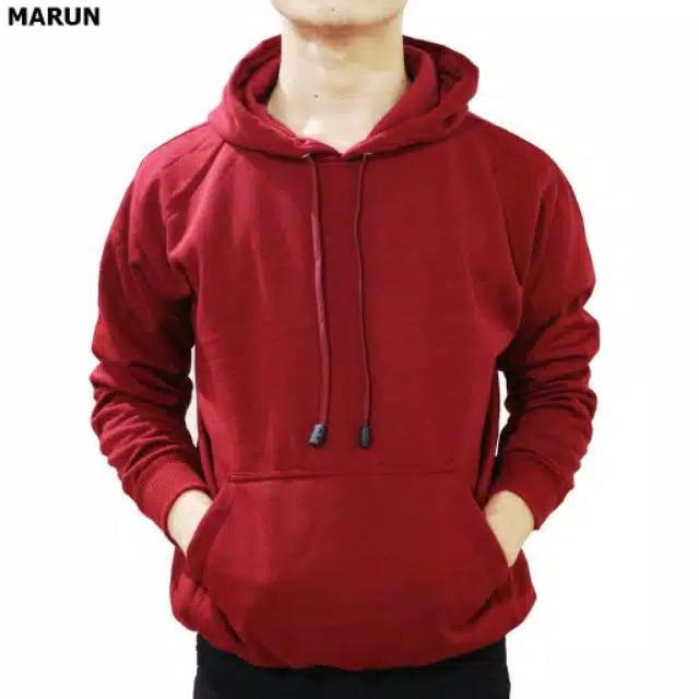 (BISA COD) Jaket jumper hoodie polos pria wanita-8