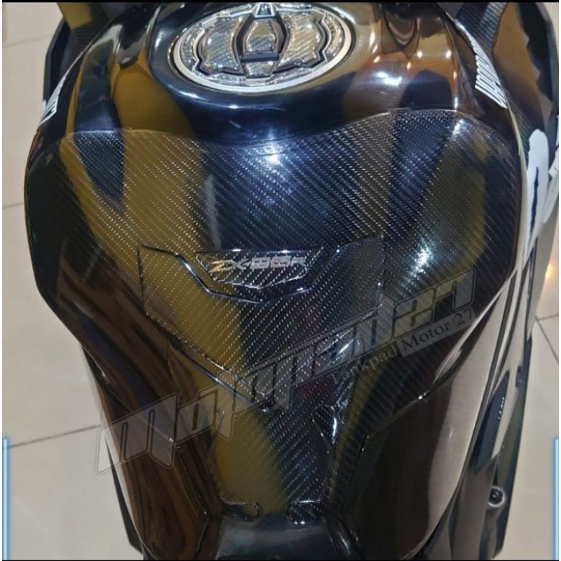 Sticker Stiker Resin Tankpad Carbon Karbon Kawasaki ZX25R Premium