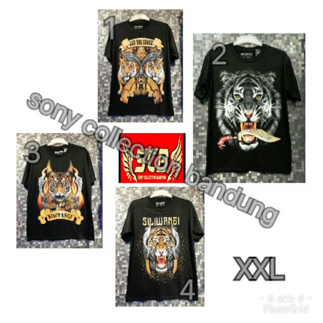 Kaos macan , kaos sunda , kaos maung