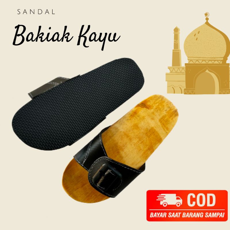 sandal wudhu bakiak sandal kayu bakiak sendal wudhu kayu sendal wudhu kayu bakiak tradisional