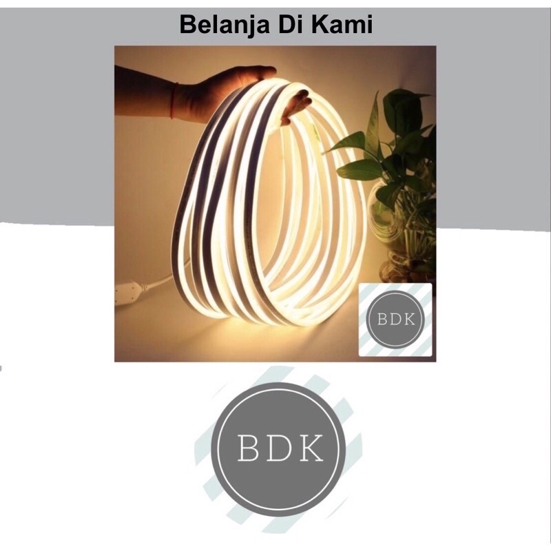 WSELLER- (1 METER) Lampu Neon - Neon Flex 220V - Lampu Neon Flex - Lampu Strip - Lampu LED Strip