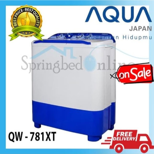 AQUA MESIN CUCI TWIN TUB 7 Kg QW-781XT