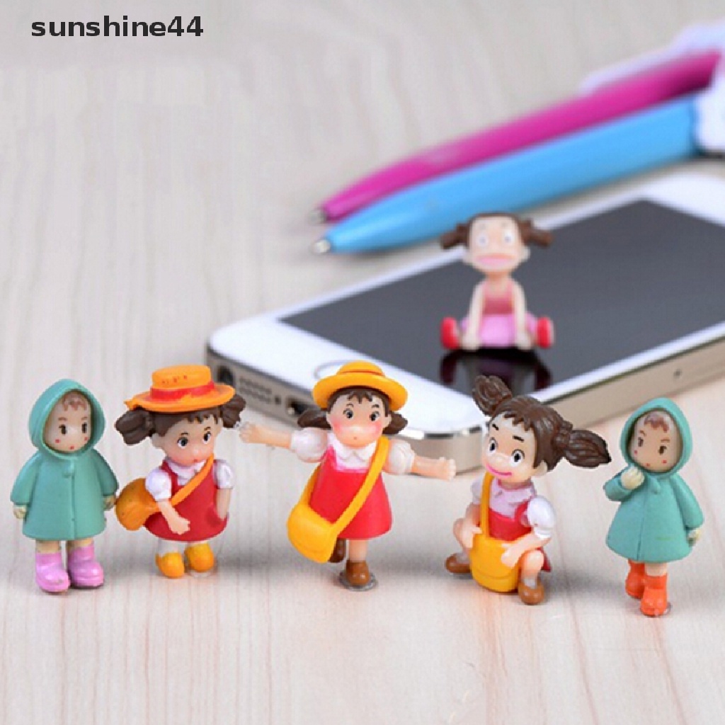 Sunshine Mainan Boneka Anak Perempuan Mini Lucu Untuk Dekorasi Taman