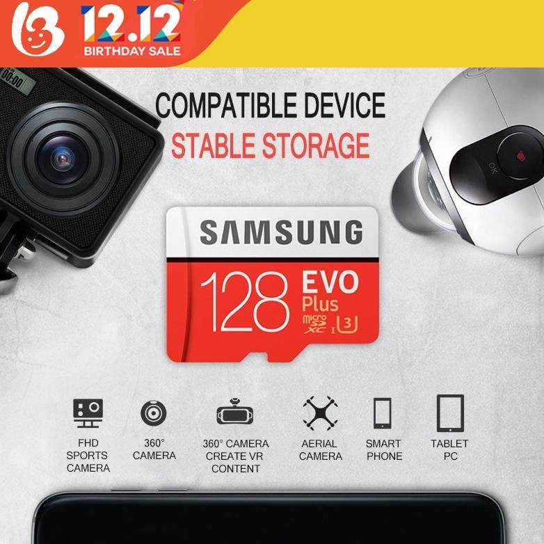 [KODE PRODUK QHD7P5285] SAMSUNG micro SD card 32G 64G 128G 256G 512G Class 10 Evo Plus Memory card h