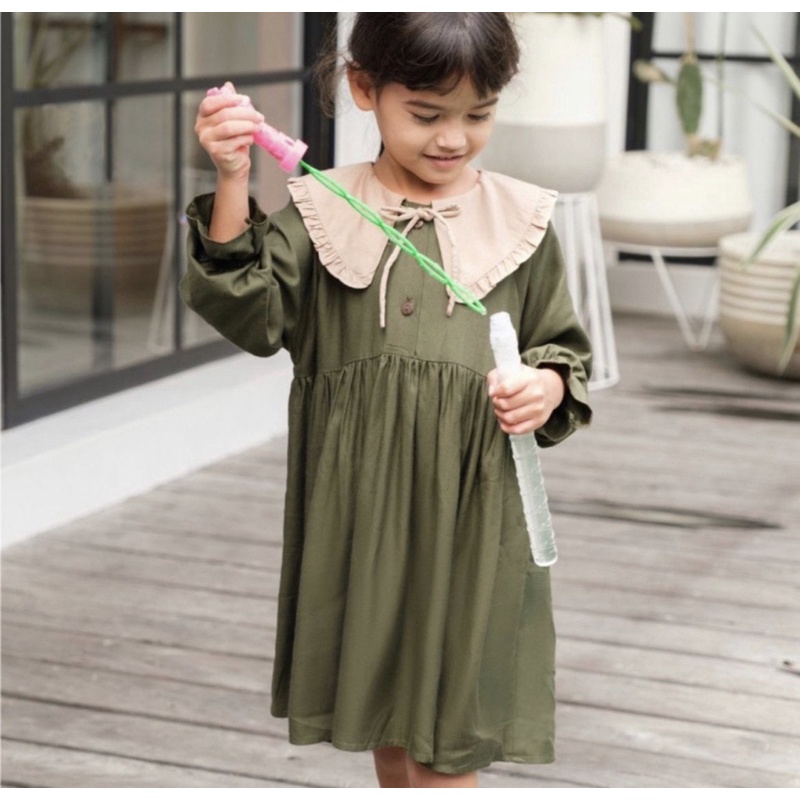 dress anak perempuan terbaru hana harga grosir 1-5 tahun