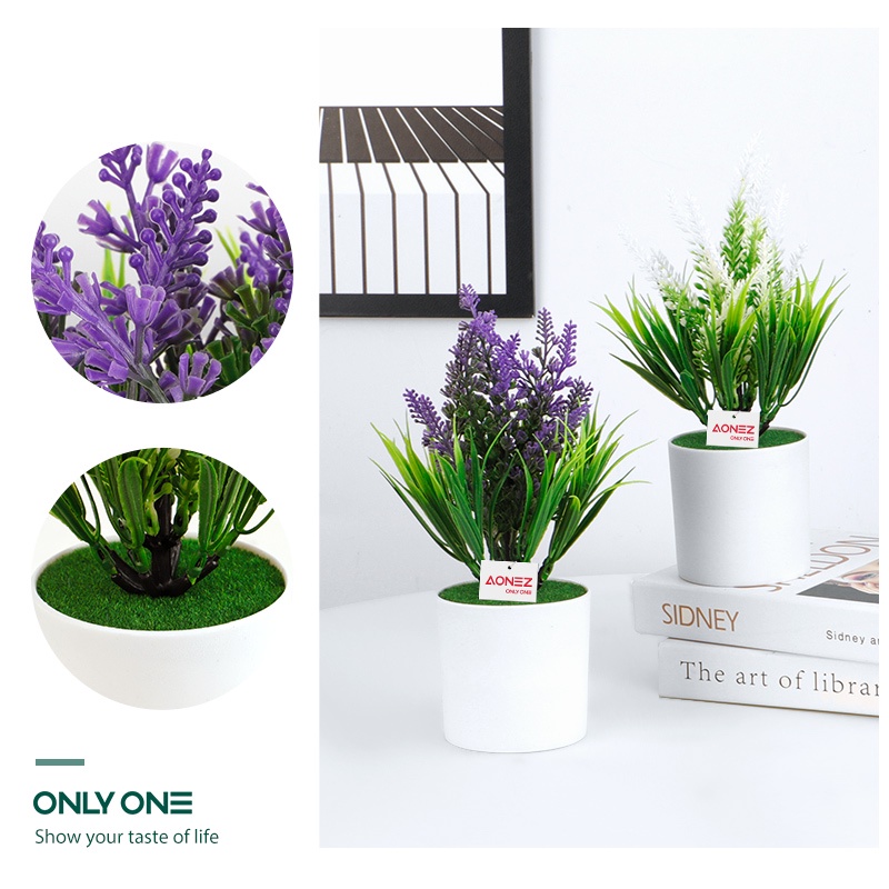 Readyy - Aonez pot tanaman hias,bunga hias plastik pot ,tanaman hias bunga,tanaman bunga plastik,tanaman hias kecil,pot tanaman indoor,tanaman bunga