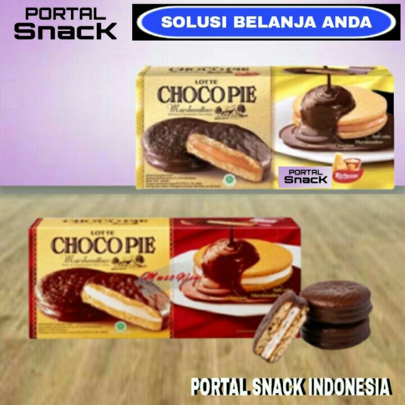 

CHOCOPIE 1 pack isi 12 x 28gr coklat/keju