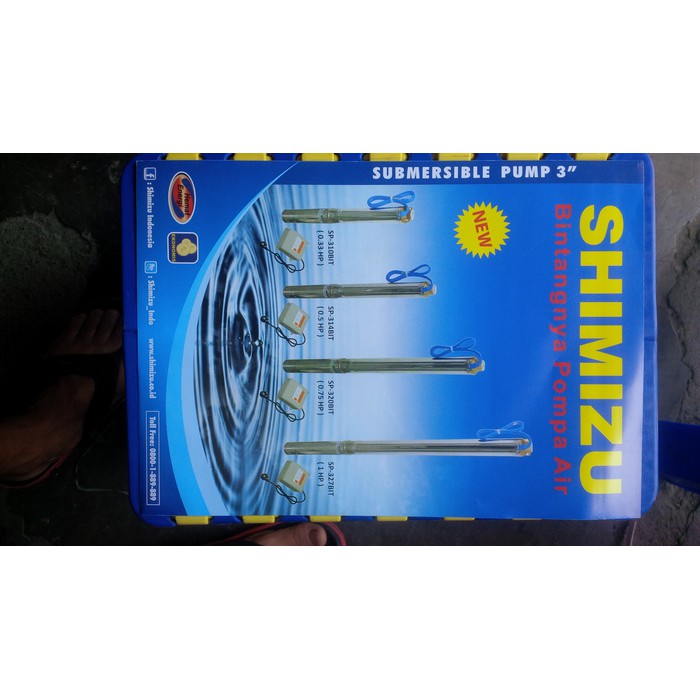 SUBMERSIBLE SHIMIZU SP 310 UKURAN 1/4 PK SEDOT 20 METER