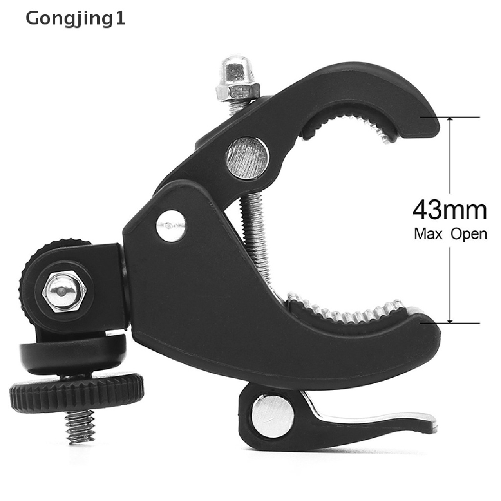 Gongjing1 Bracket Klem Mount Stang Sepeda Rilis Cepat 1 / 4 &quot;Untuk Kamera DV