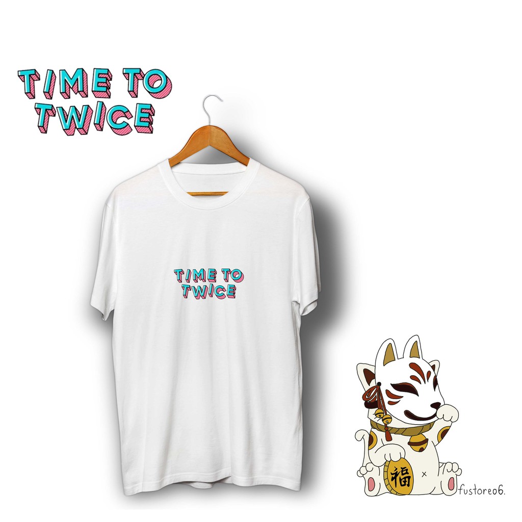 Baju Kaos TWICE 06 ONCE Eyes Wide Open Cheer Up Likey TT Aesthetic ALLSIZE OVERSIZE ANAK Cotton Comb