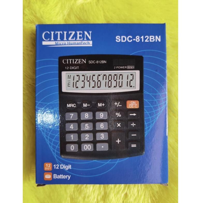 

xO5Code kalkulator citizen 12 digit type 812bn(N9W7) (Kekinian)