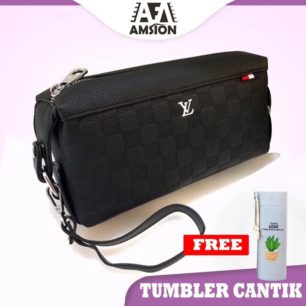 Dompet LV Sapher I Handbag Tangan Pria Wanita I Tas Tangan Wanita Import