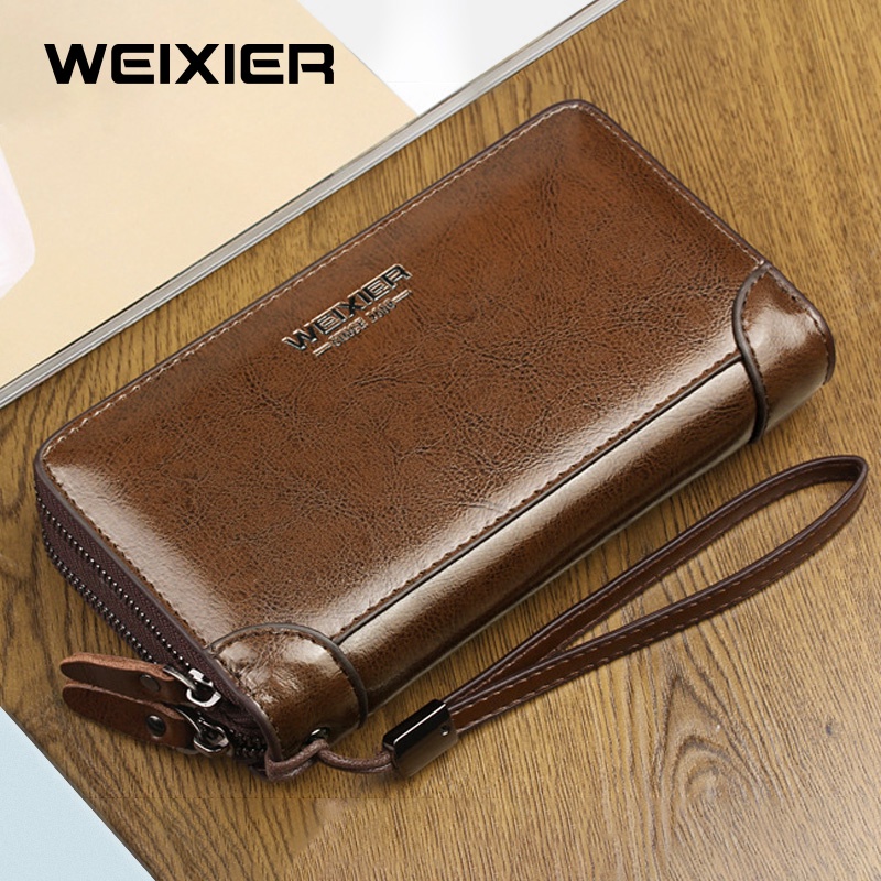 WEIXIER W88 Dompet Panjang Pria Long Bifold Kulit Premium WK-SBY