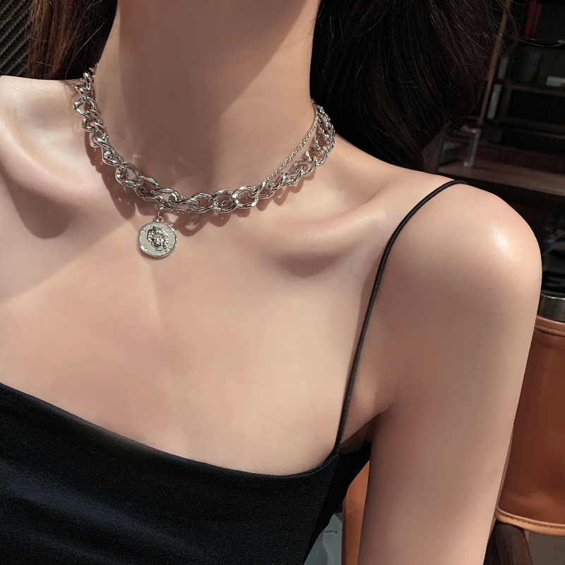 Necklace Accessories Hip Hop Light Luxury Clavicle Chain Trend