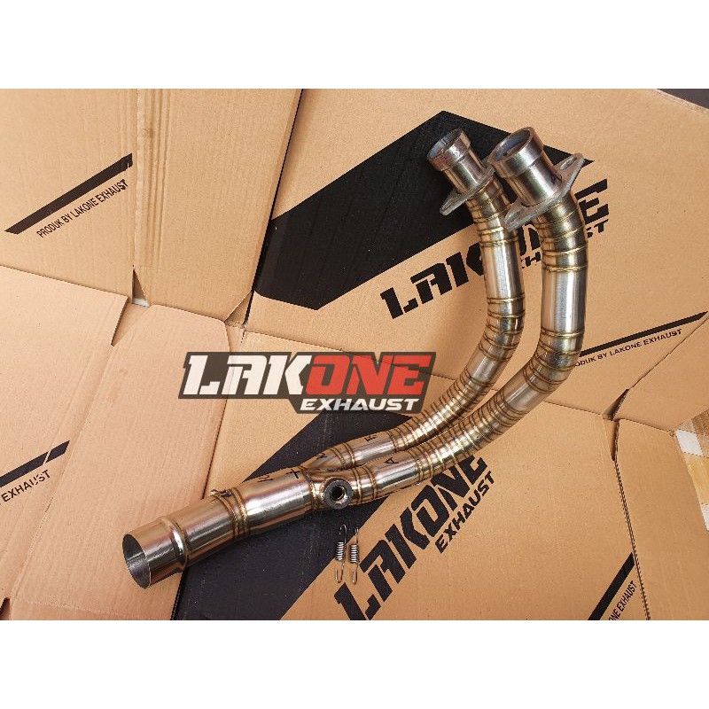 HEADER LEHERAN FULLSYSTEM KAWASAKI ER6 ER6N ER6F ER650 STAINLESS LEHER UNIVERSAL 2INCH 50mm