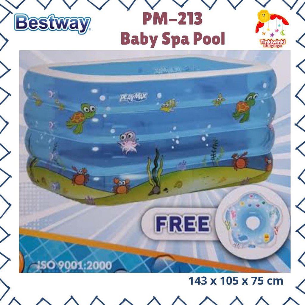 Bestway PM-213 Baby Spa Pool (143cm x 105cm x 75 cm)