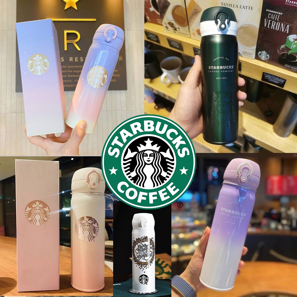 500ML Tumbler Starbucks Thermos Botol Minum Stainless Tumbler Siren Troy Starbucks