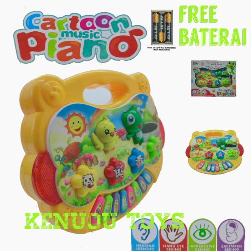 cartoon music piano hewan medium size free baterai