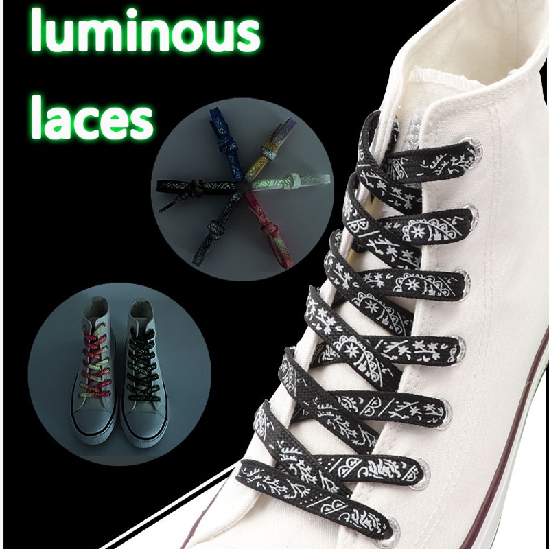 Tali Sepatu Glow In The Dark Shoelaces Glow In The Dark Tali Sepatu Nyala Dalam Gelap 120cm