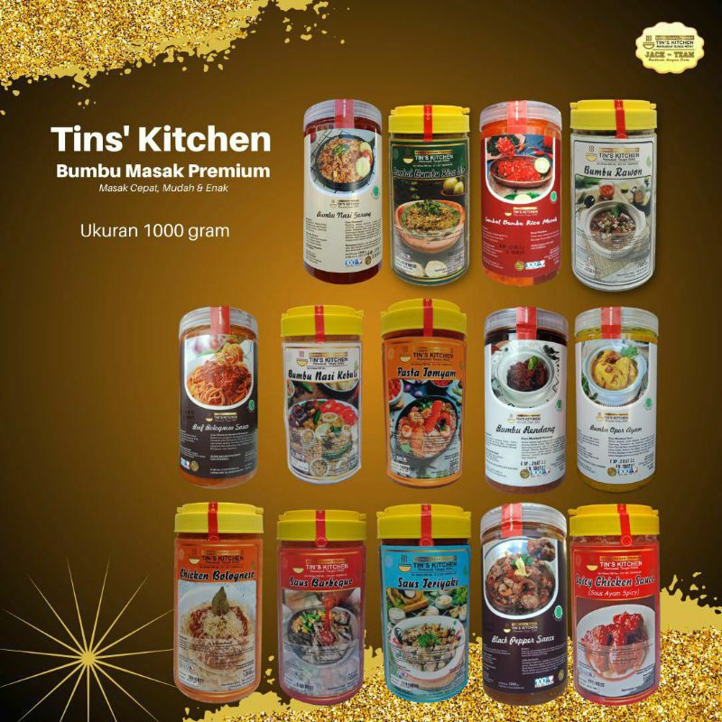 

Bumbu Masak Instan Serbaguna Tin's Kitchen Ukuran Horeka 1000 gram