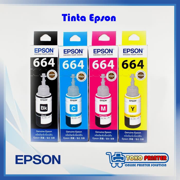 Tinta Epson Original L100 L110 L120 L121 L200 L210 L220 L300 L310 664