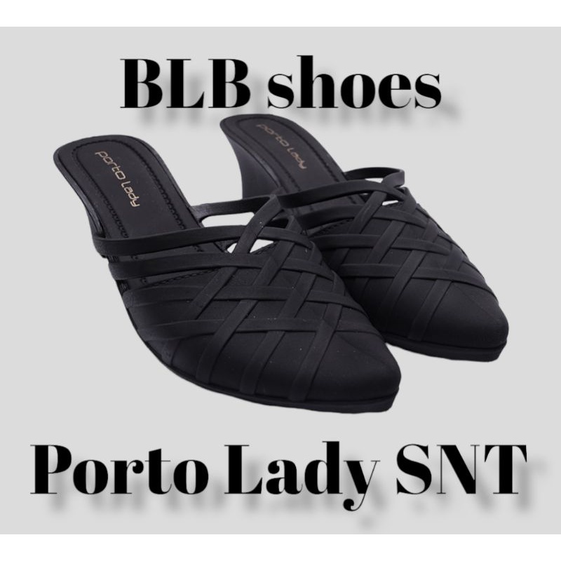 SANDAL WANITA SLOP PORTO LADY SNT SANDAL KARET JELLY WDGES SELOP CANTIK KEKINIAN WEDGES WANITA MODEL UJUNG LANCIP