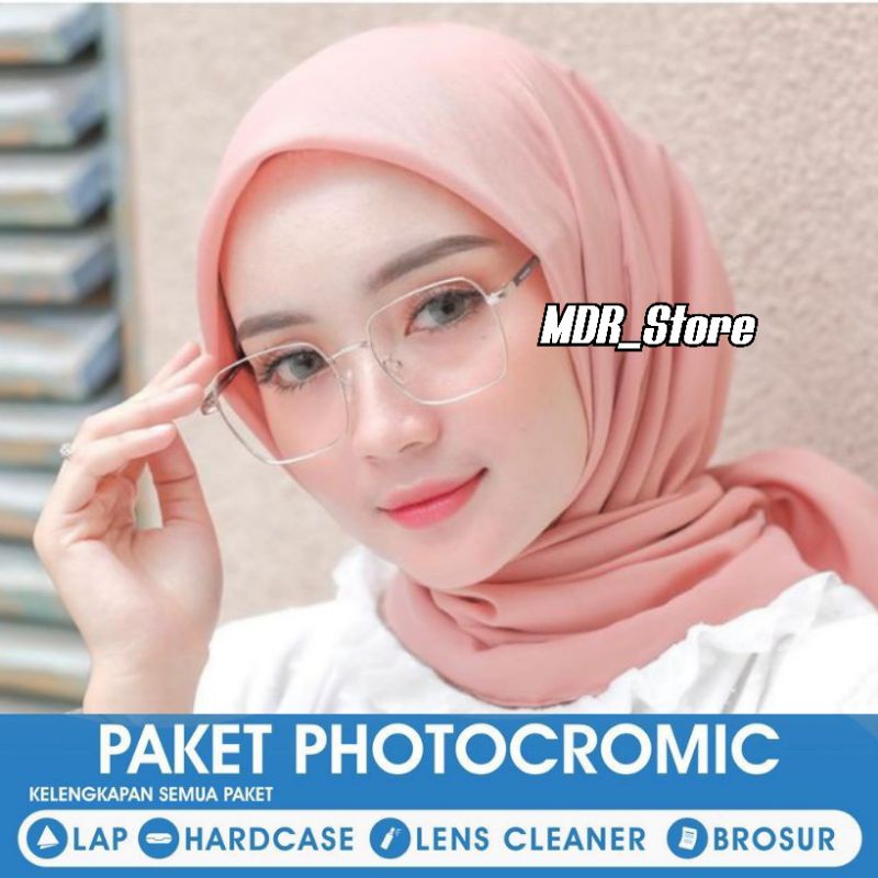 Frame 7335 | KACAMATA PAKET PHOTOCROMIC | ANTI RADIASI