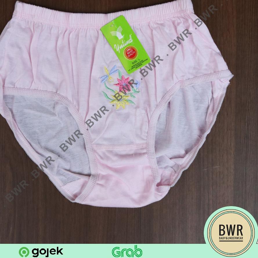 ← [6 pcs] CD YUTIND BORDIR | Celana Dalam Wanita Dewasa Motif Bordir ✲