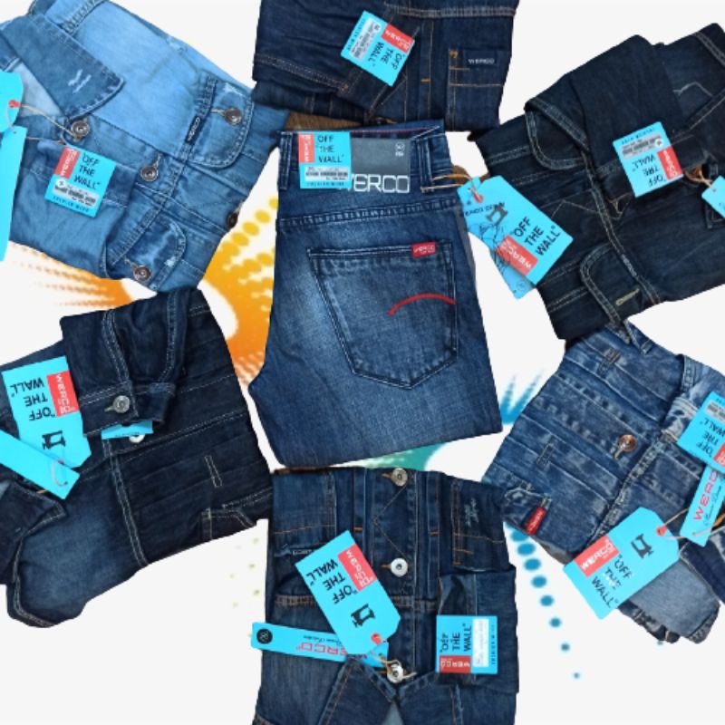Jaket Jeans Pria - Jaket Denim - Jaket Terkini - Jaket Blue - Jaket Werco Denim