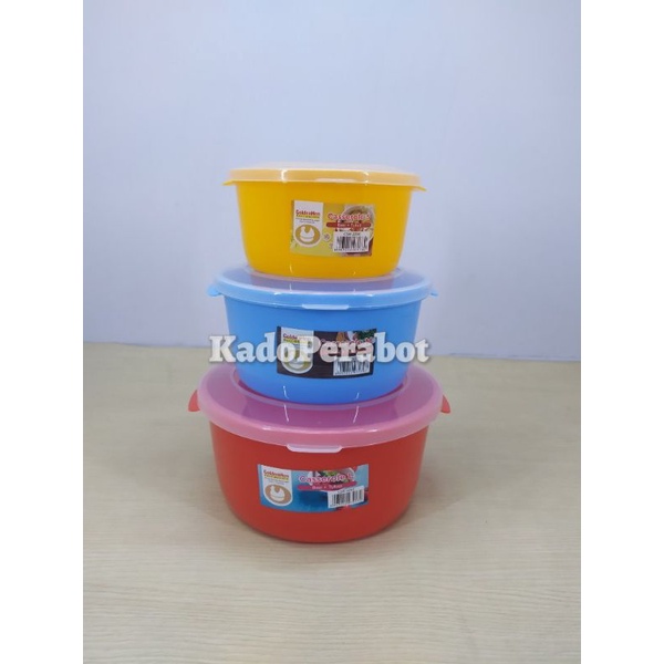 toples basi+tutup casserolel - tempat makanan tutup - toples plastik