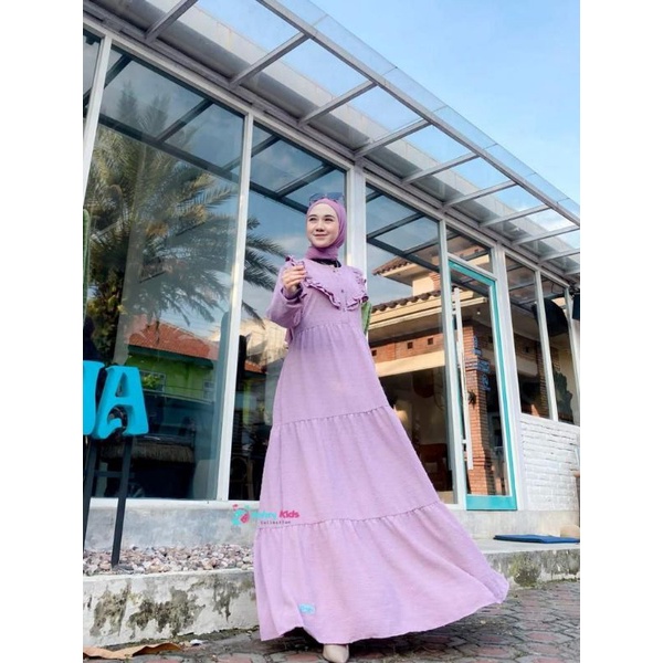 FAHRY KIDS - Set Gamis Pashmina Dewasa