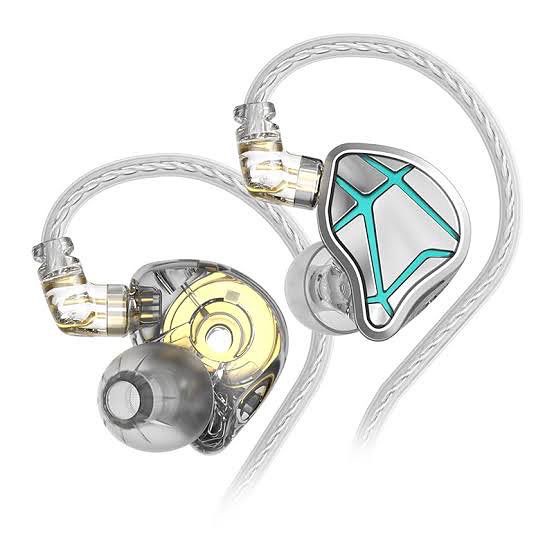 Knowledge Zenith IEM KZ ESX - with Mic Dynamic Driver 12mm - Garansi Resmi 1 Tahun Free Bag - Tergantung Persediaan Stock