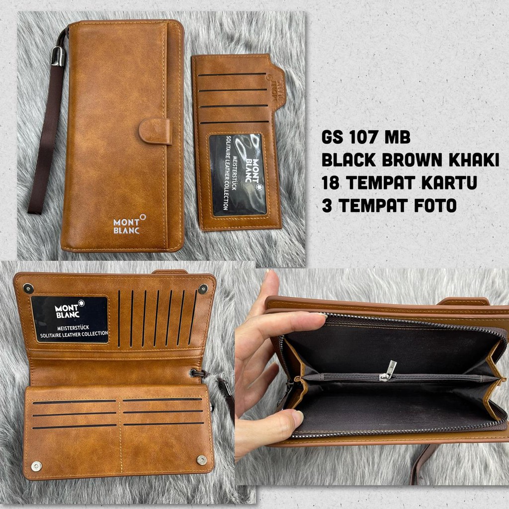 DOMPET KULIT PANJANG ELEGAN PRIA TERBARU - Dompet Panjang Import Kulit - Dompet Branded BERKUALITAS