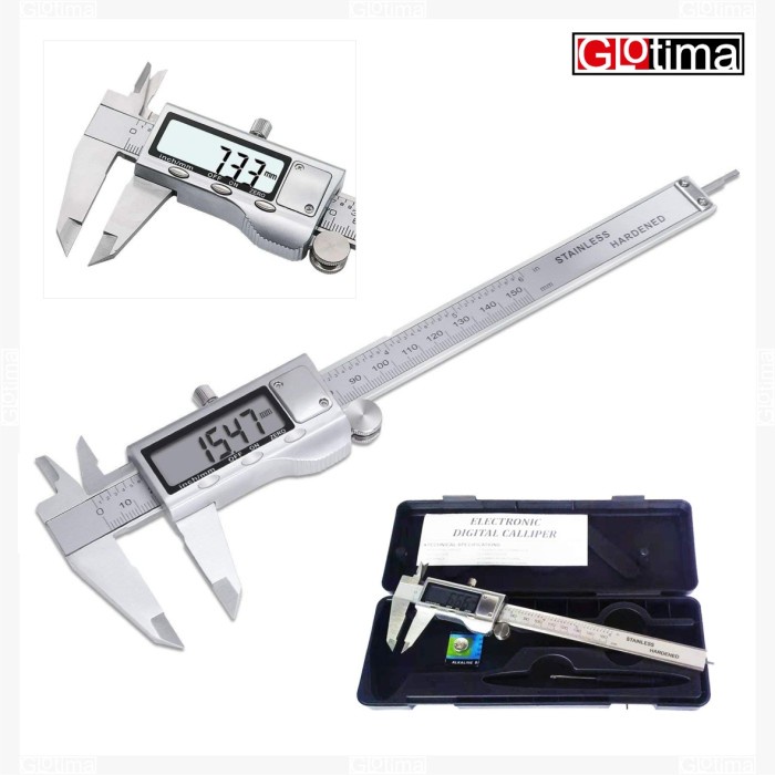

Sigmat Jangka Sorong Digital Lcd Vernier Caliper Micrometer Stainless