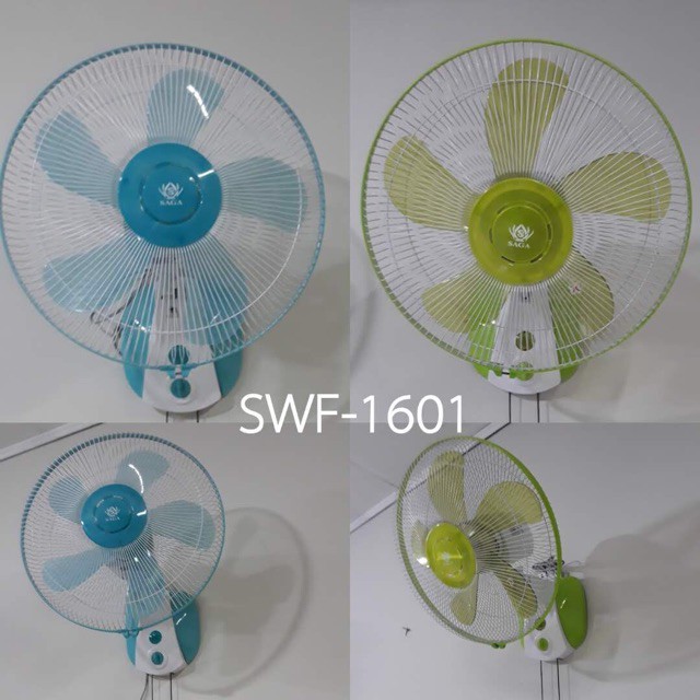 (PENGIRIMAN KHUSUS JNT/JNE/EKSPEDISI) Kipas Dinding Saga 16 Inch-Wall Fan Saga SWF1601