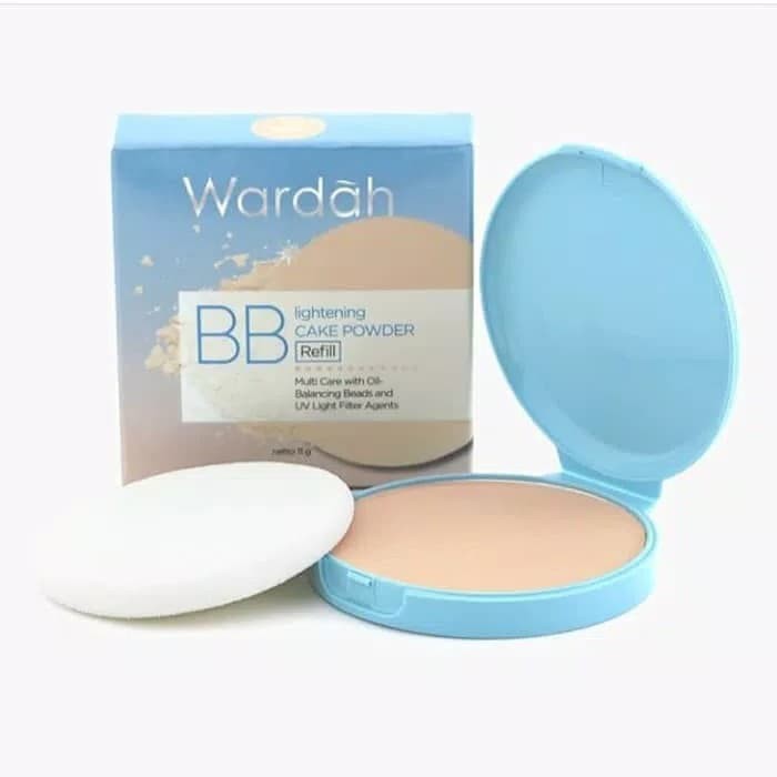 Bedak Wardah Refill Original Lightening BB Cake Powder Isi Ulang Bedak