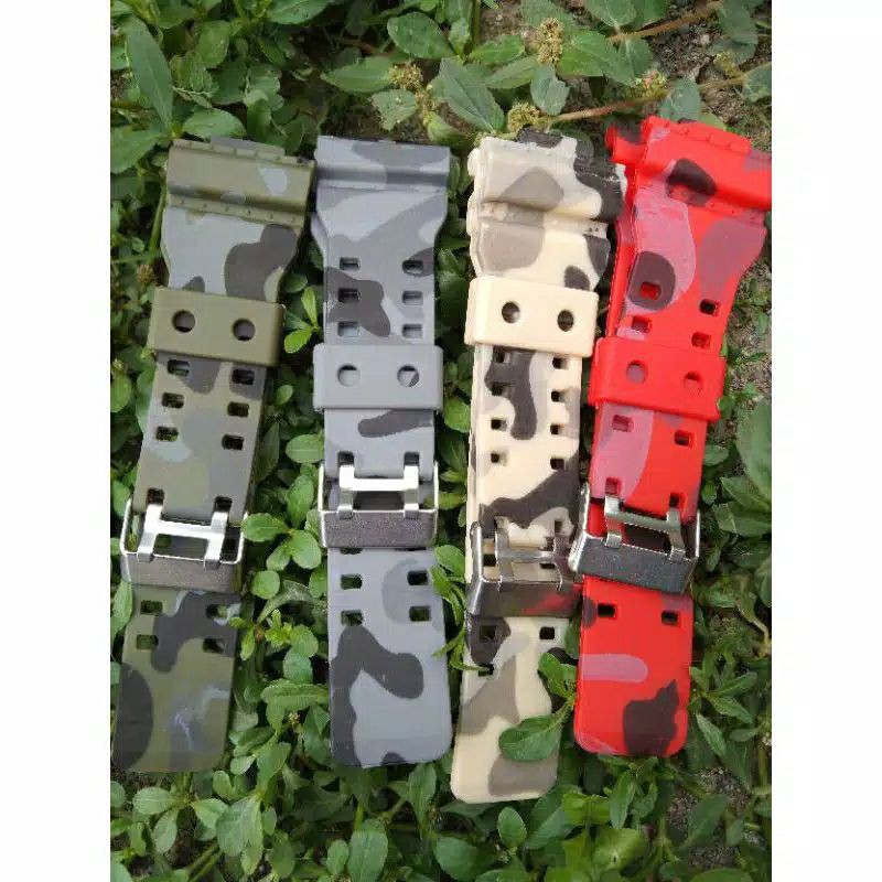 Strap Tali Jam Tangan G Shock Army GA100, GA400, GA1000, Tali Jam Tangan G-Sock Army