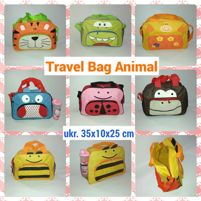 

SALE CUCI GUDANG Tas Travel Bag Animal Souvenir Ulang Tahun Anak Goodie Bag Ultah