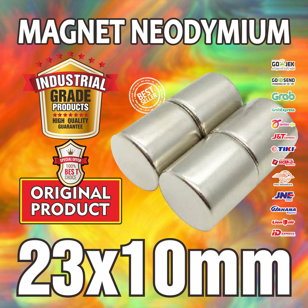 MAGNET NEODYMIUM KOTAK 23x10mm N52