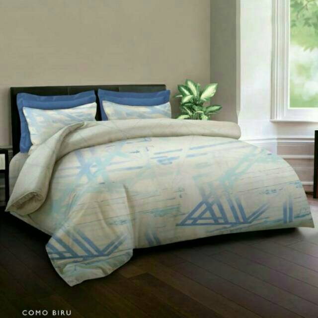 COMO BIRU - Bedcover set (Sprei 180x200x40cm + Bedcover) King Rabbit