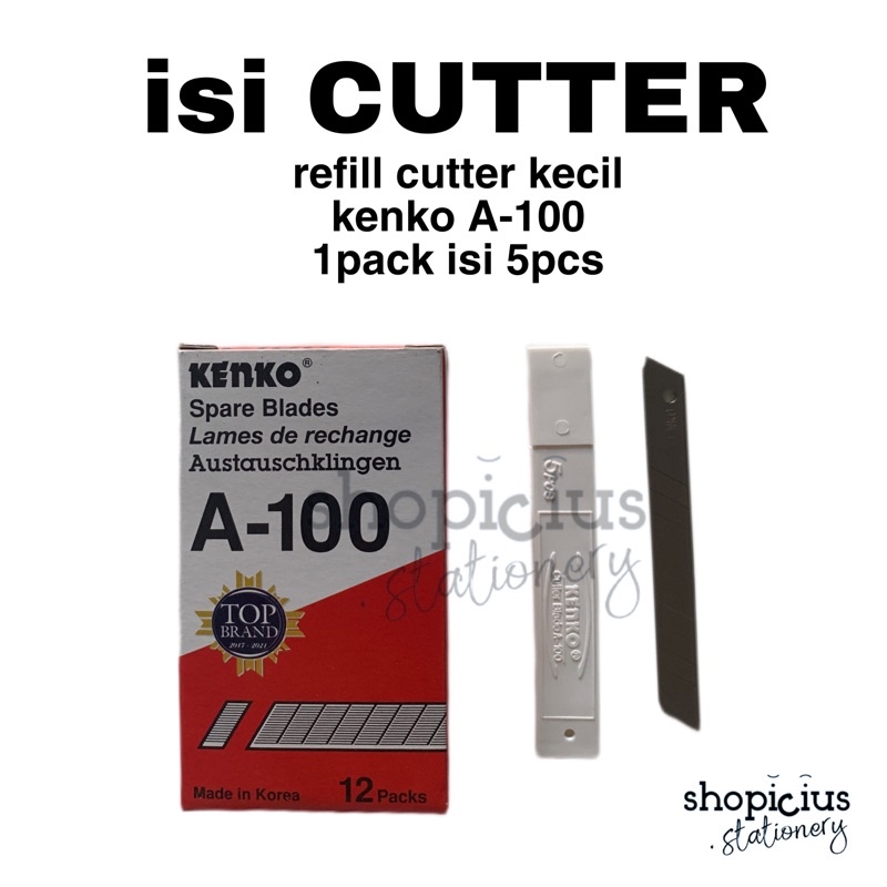 

isi Cutter kecil Kenko A-100