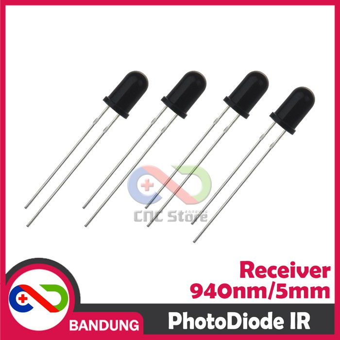 IR INFRARED PHOTODIODE RECEIVER PENERIMA 940NM 5MM