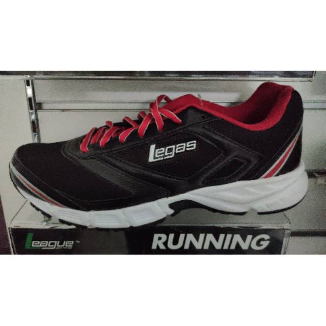 Sepatu Running Legas/Sepatu Running League Legas Series Rapid 3 LA M/Sepatu Hitam/Sepatu Sekolah/