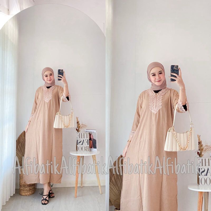 DASTER ARAB ZEEMA | RAYON SUPER GRADE A | RESLETING DEPAN BUSUI | RENDA MILO-Zeema mocca