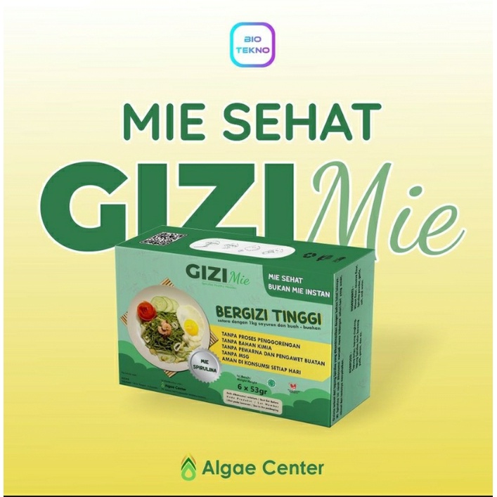 

NEW!! GIZIMIE Mie Organik Makanan Sehat Aman Dikonsumsi Setiap hari Dewasa Anak-anak Isi 6 Pcs